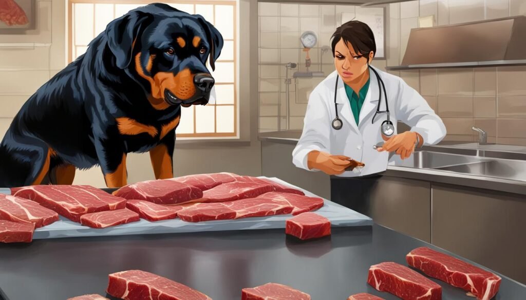 Considerations for Feeding Raw Meat to Rottweilers