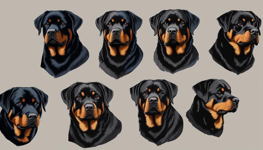 Rottweiler head growth timeline