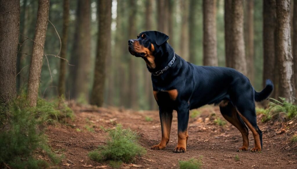 Rottweiler hunting