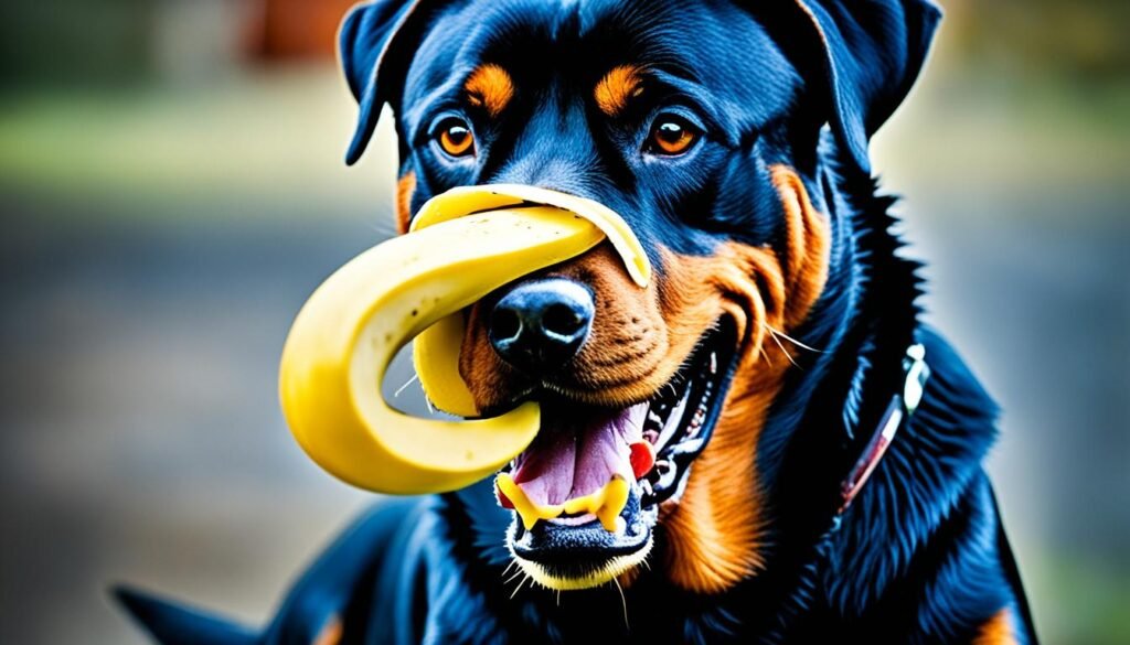 can rottweilers eat bananas