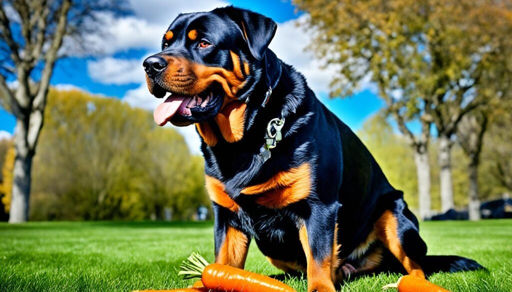can rottweilers eat carrots