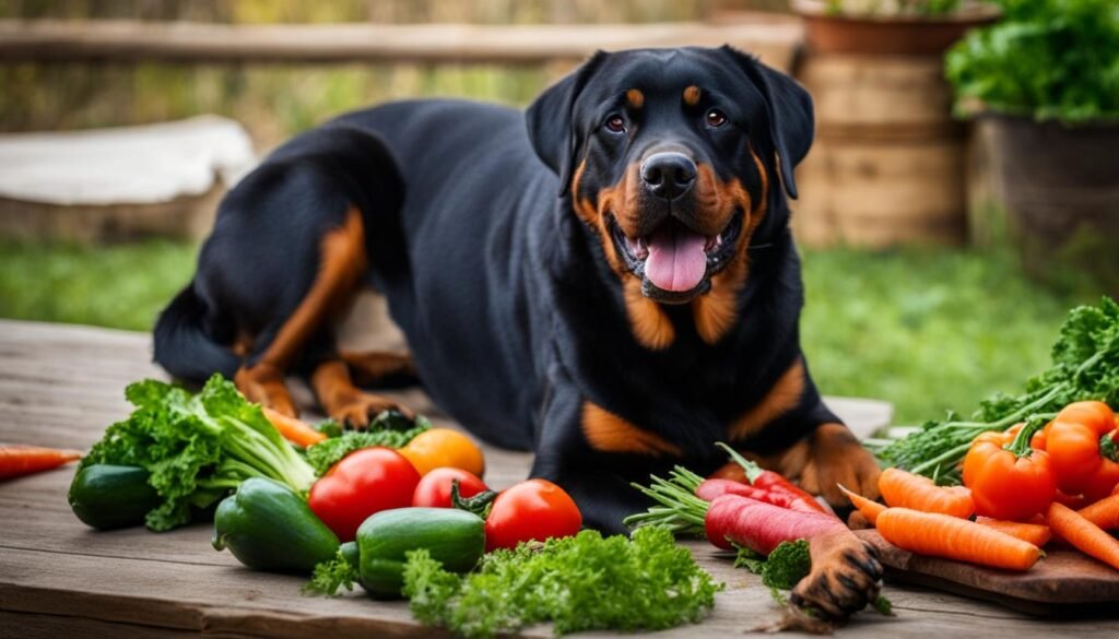 can rottweilers eat raw meat