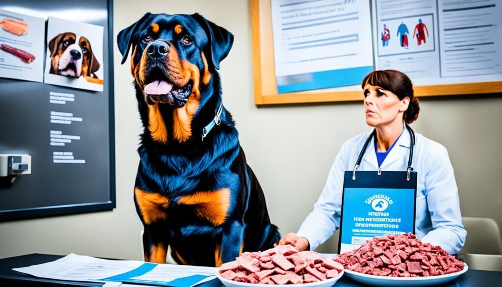 considerations for feeding raw meat to rottweilers