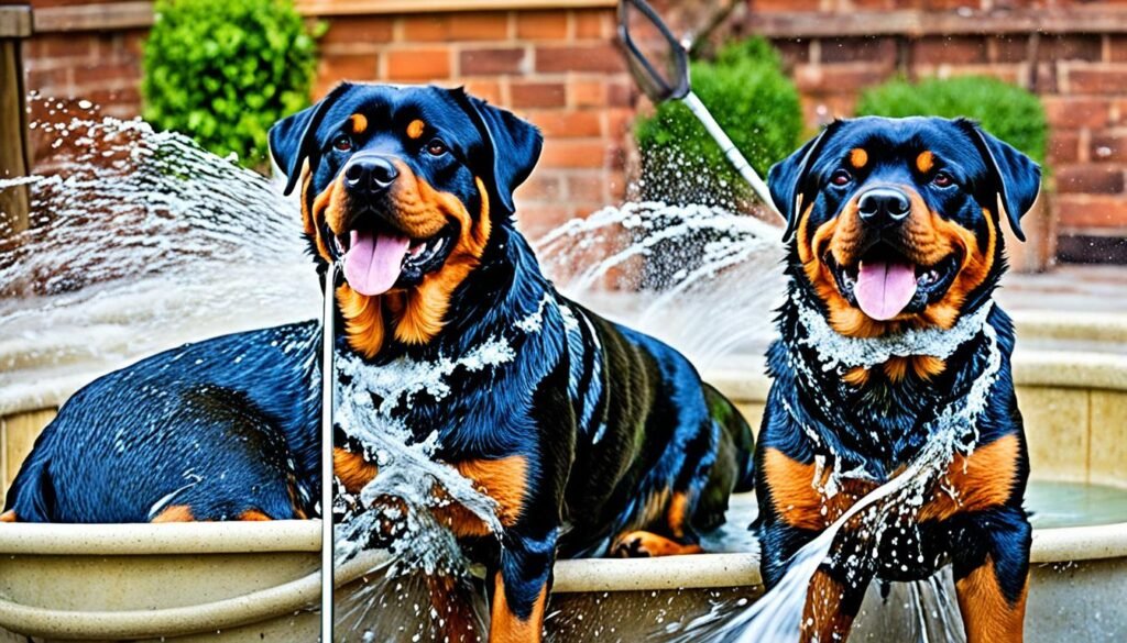 how often should I bathe my Roettweiler