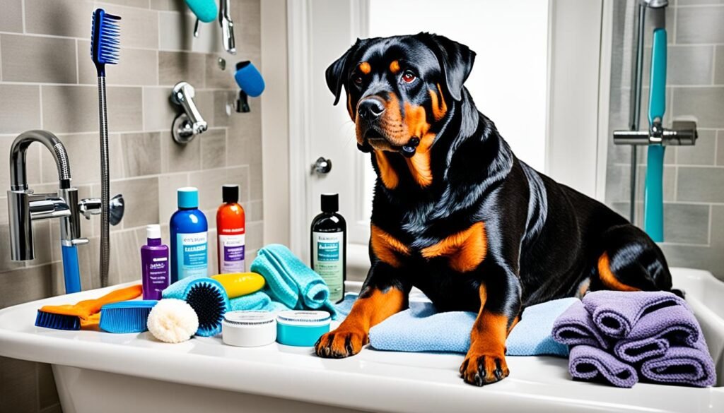 maintaining Roettweiler hygiene