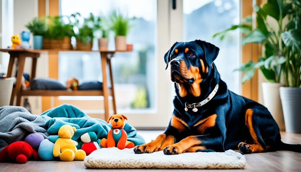 Managing separation anxiety in Rottweilers