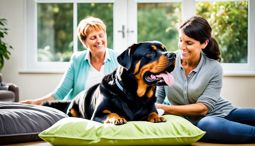 caring for adult rottweilers
