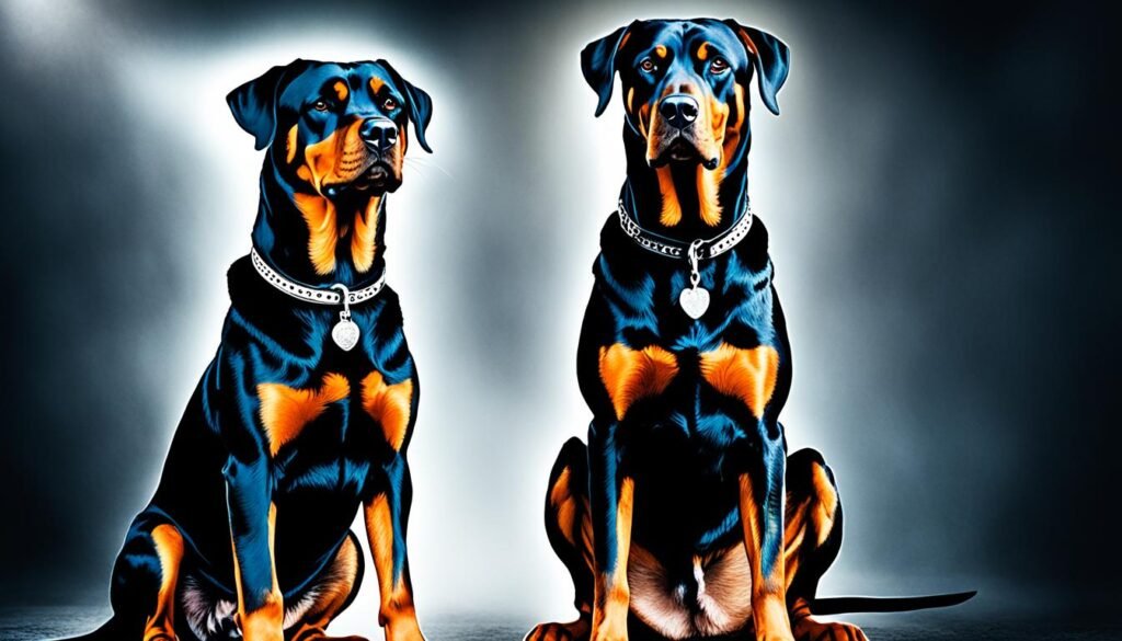 did rottweilers come from dobermans