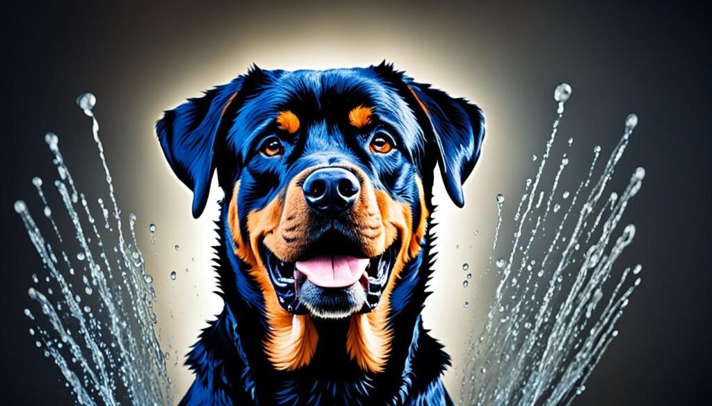 excessive drooling in rottweilers