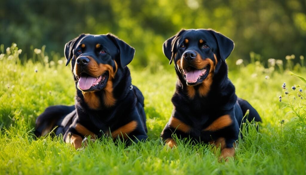 feeding blueberries to rottweilers