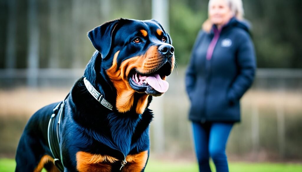 female rottweiler guarding capabilities
