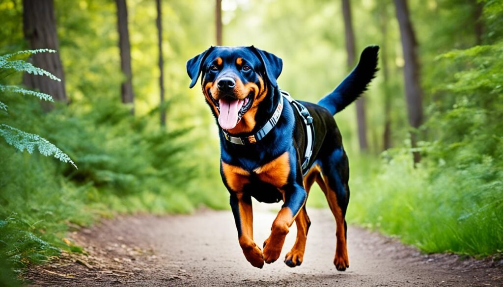 how much exercise do rottweilers need
