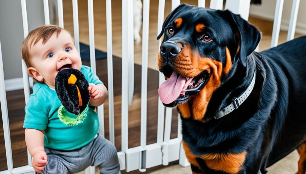 introducing Rottweiler to cat