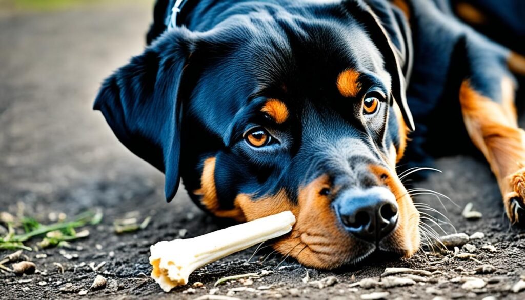 is it safe for rottweilers to eat chicken bones