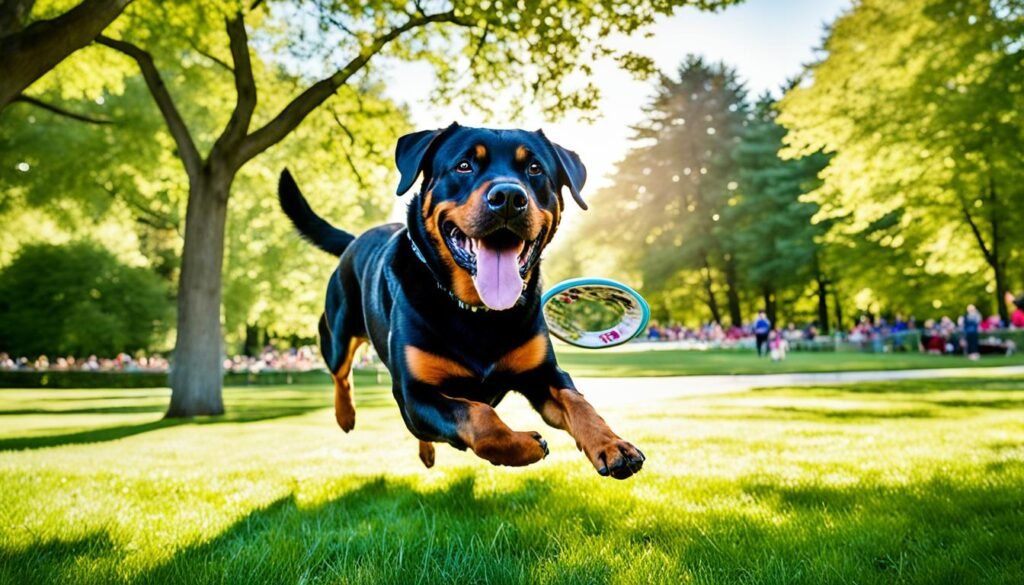 optimal exercise for rottweilers