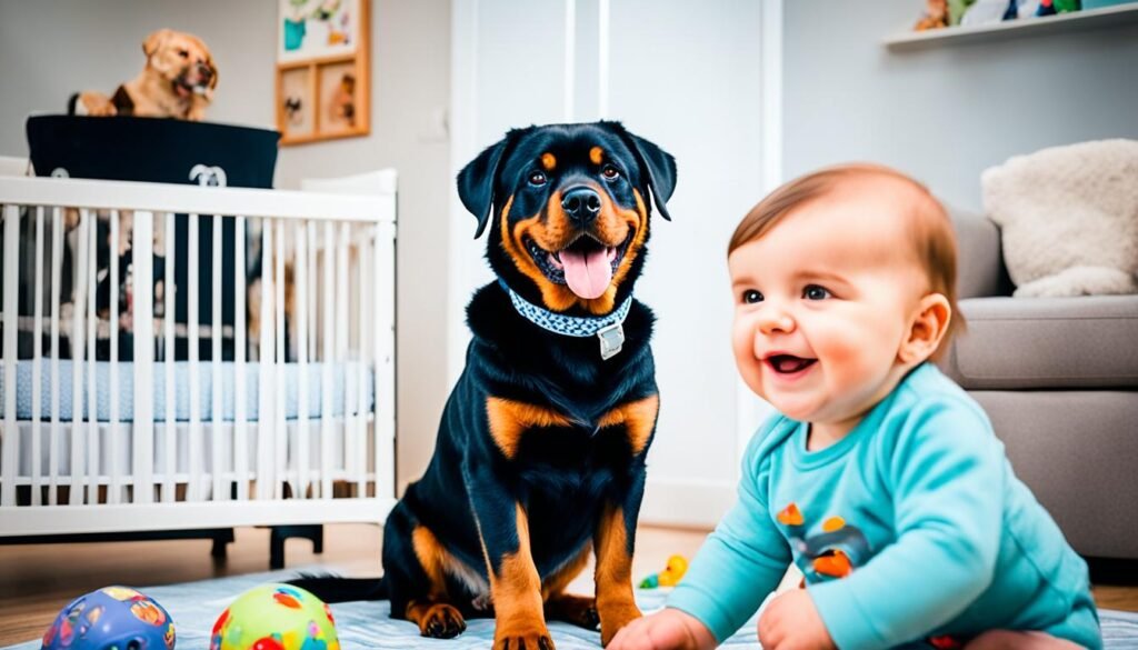 preparing my Rottweiler for a new baby