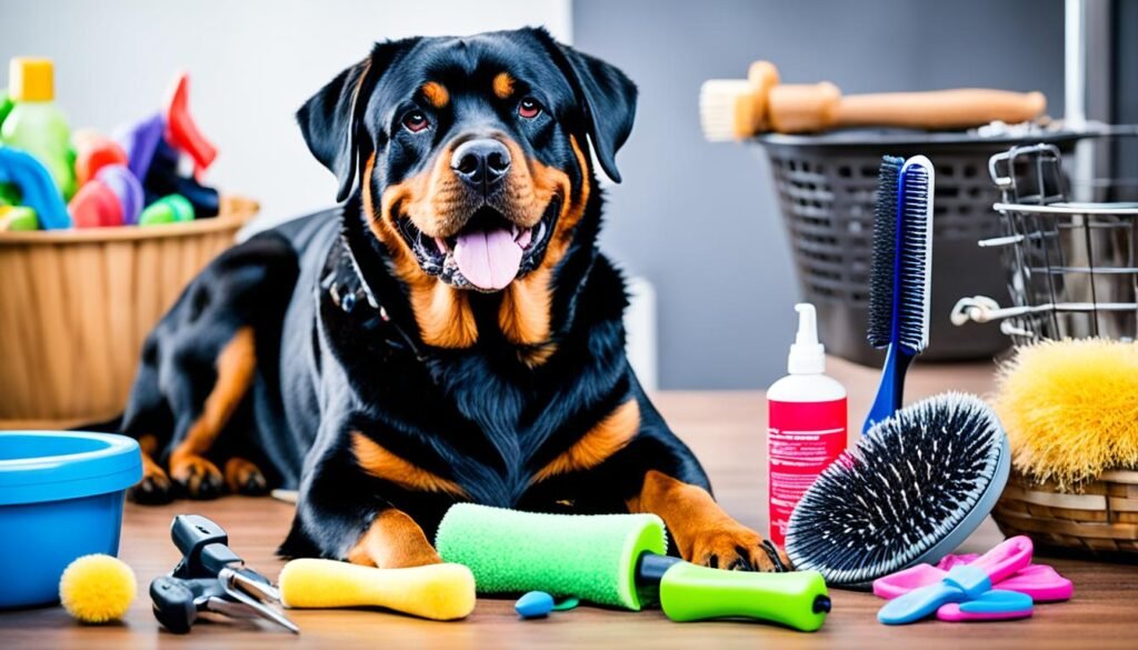 reducing rottweiler shedding