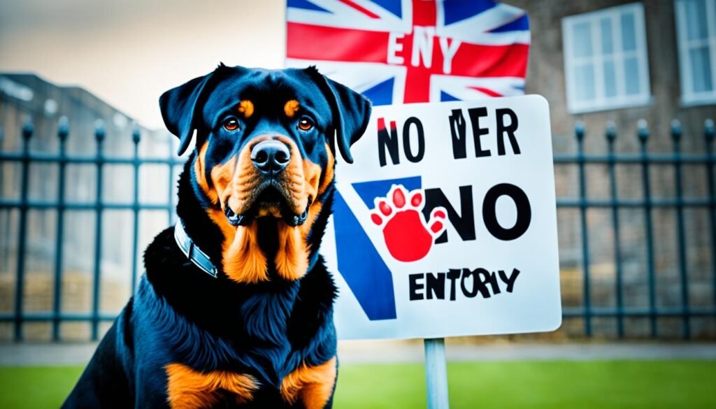 rottweiler banned in UK