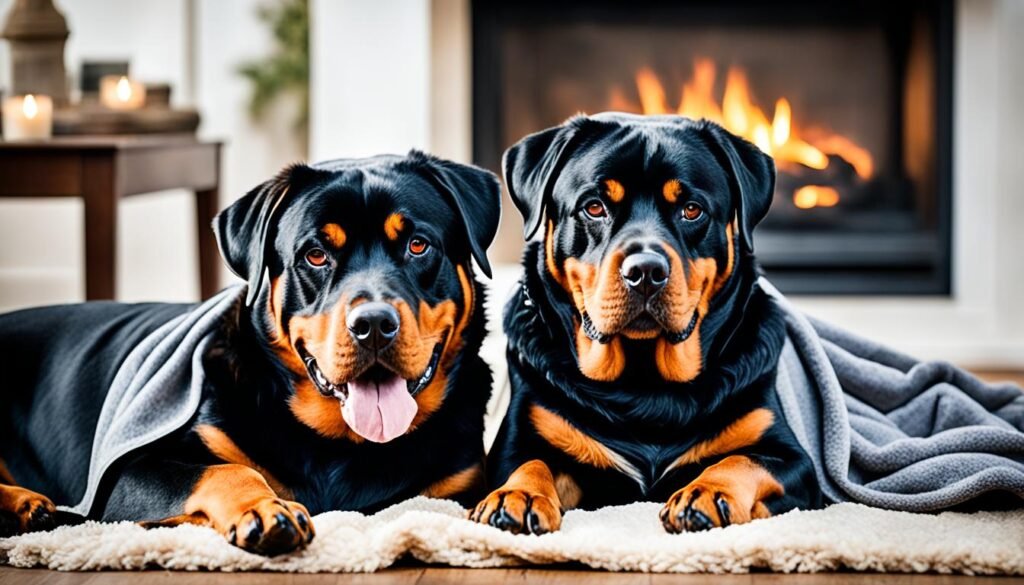 rottweiler cuddle preferences