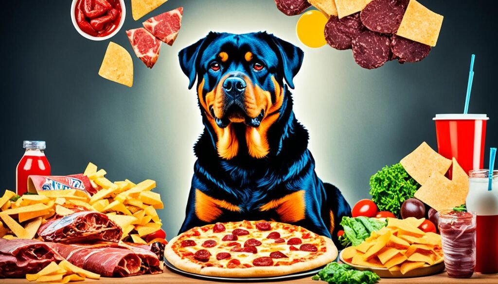 rottweiler diet myths