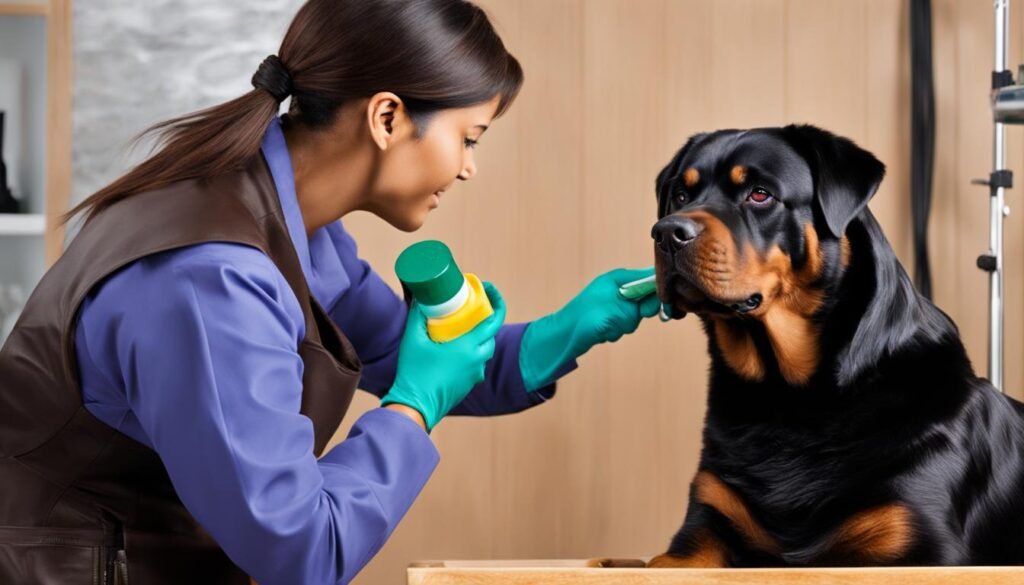 rottweiler grooming