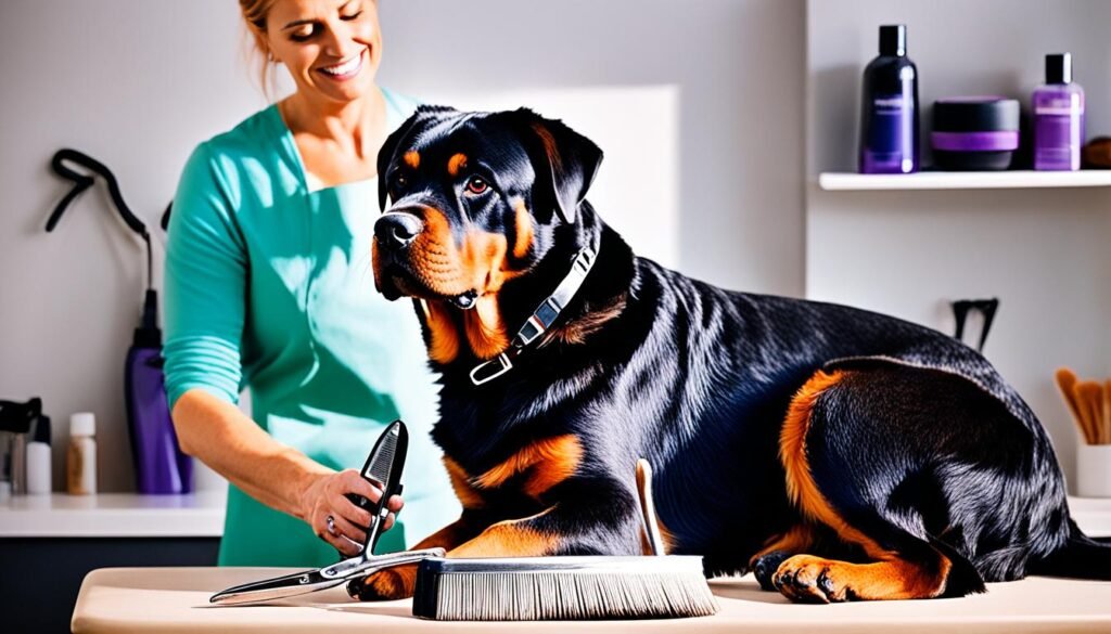 rottweiler grooming