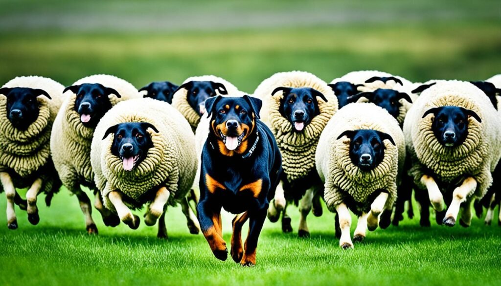 rottweiler herding temperament