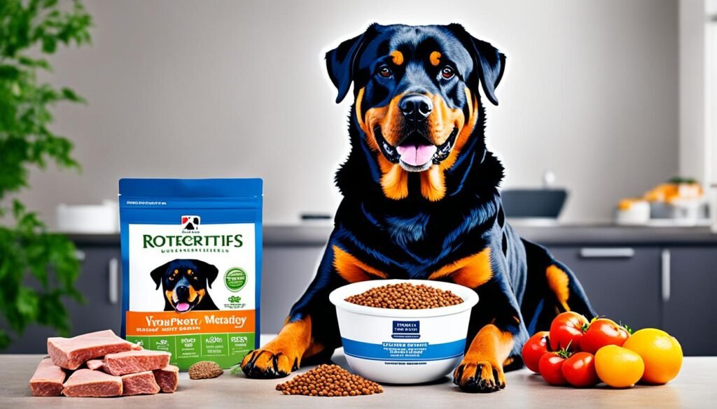 tips for choosing dog food for rottweilers